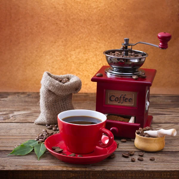 Café caliente en la cafetería . —  Fotos de Stock