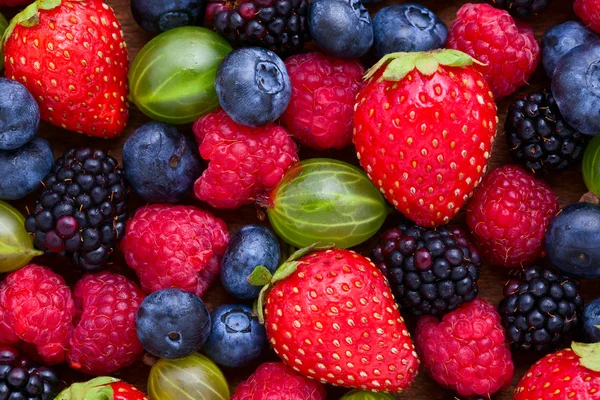 Beeren Hintergrund Makro — Stockfoto