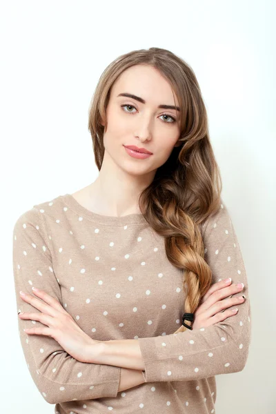 Young casual style woman portrait — Stock Photo, Image