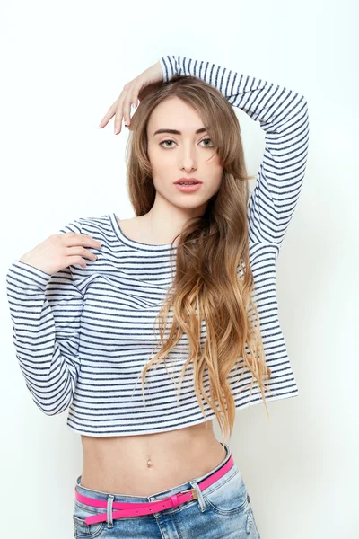 Fashion model meisje — Stockfoto