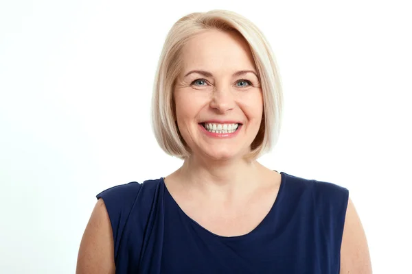 Smiling middle-aged business woman — Stock Photo, Image