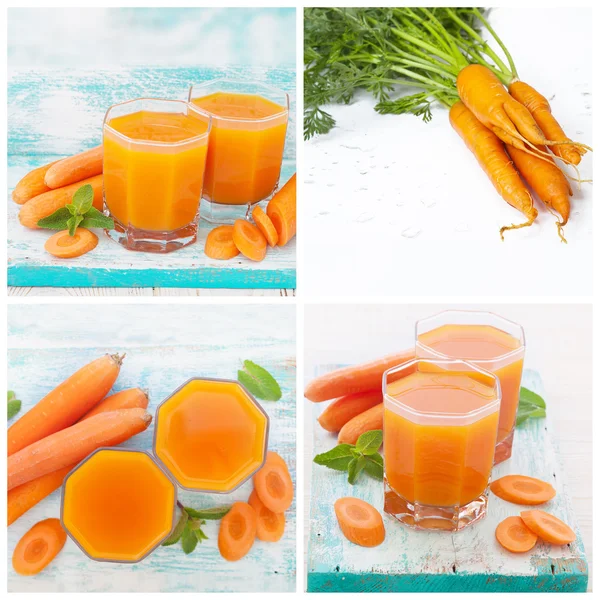 Obst und Gemüse Smoothies top — Stockfoto