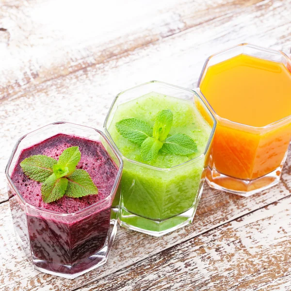 Smoothies vegetais beterraba — Fotografia de Stock