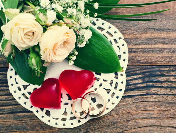 Wedding bouquet, background. — Stock Photo, Image