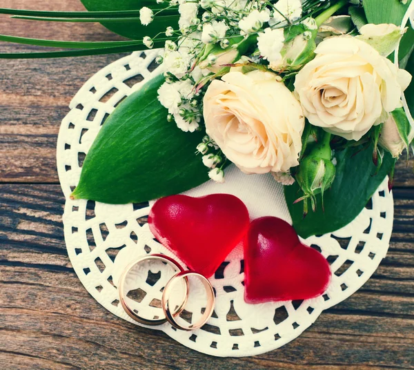Wedding bouquet, background. — Stock Photo, Image