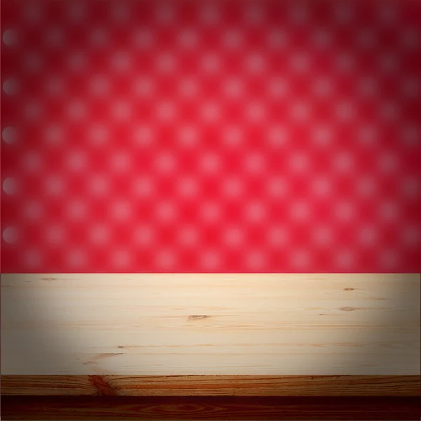 Wooden texture background and tablecloth — Stock Photo, Image