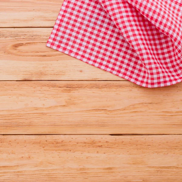 Wooden texture background and tablecloth — Stock Photo, Image