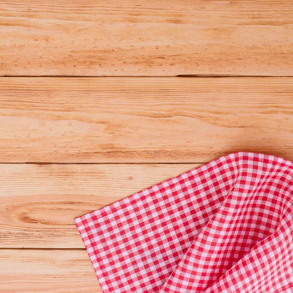 Wooden texture background and tablecloth — Stock Photo, Image