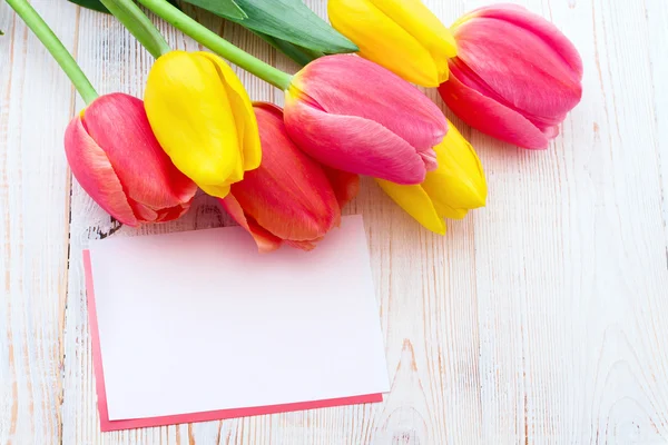 Bukiet kwiatów tulipany wiosna — Zdjęcie stockowe