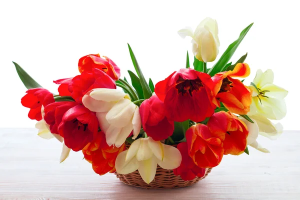 Strauß Frühlingsblumen Tulpen — Stockfoto