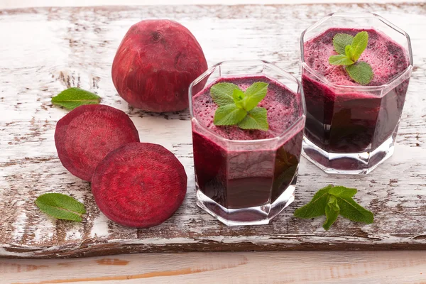 Beet Juices and vegetables — Stock Photo, Image