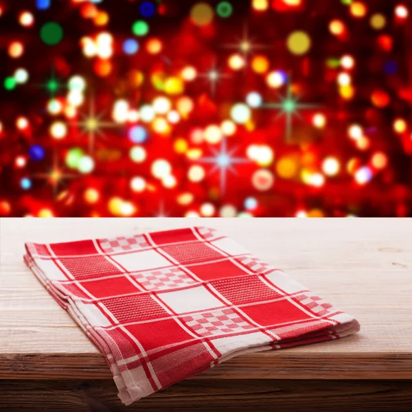 Empty table and tablecloth. — Stock Photo, Image