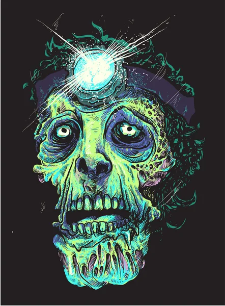 Old Undead — Stock Vector