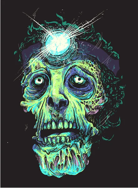 Old Undead Stock Illustration