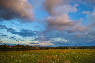 Gökyüzü bulutlarla kaplı 