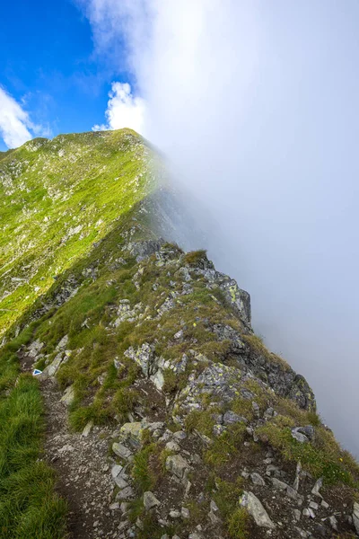 Spektakulära Berg Landskap Och Molnig Himmel Natur — Stockfoto