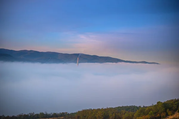 Вид Горы Тумане — стоковое фото