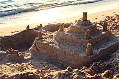Sandcastle sahilde