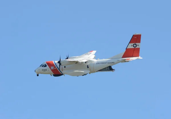 US Coast Guard patrol airplane — Stock Photo, Image