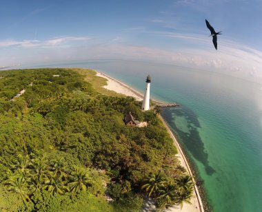 Florida Deniz feneri havadan görünümü