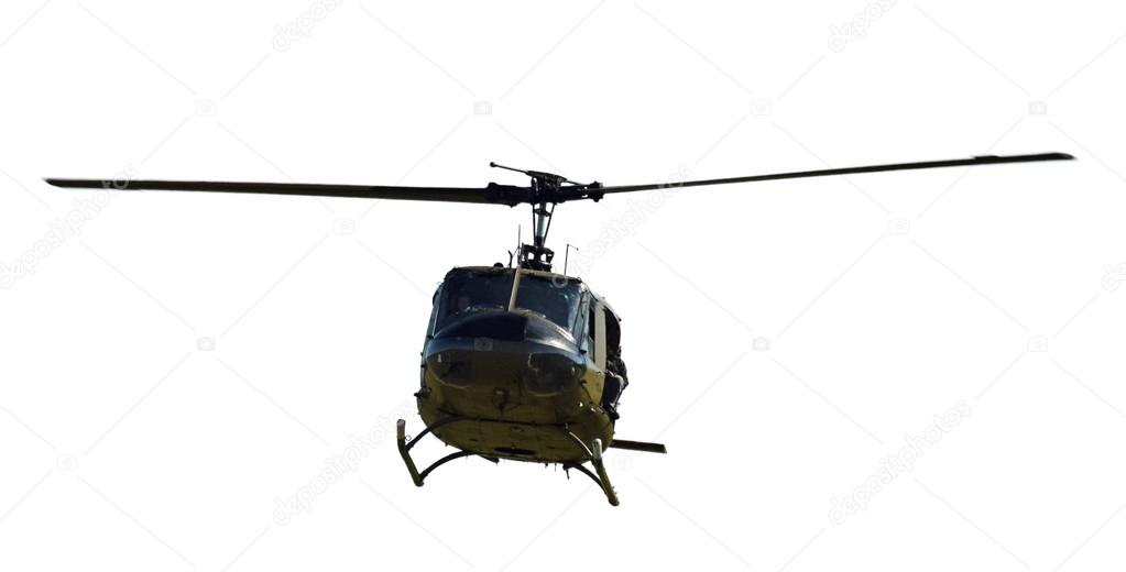 Helicopter front view