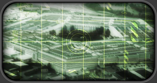 US Pentagon as scope target — Stock Photo, Image