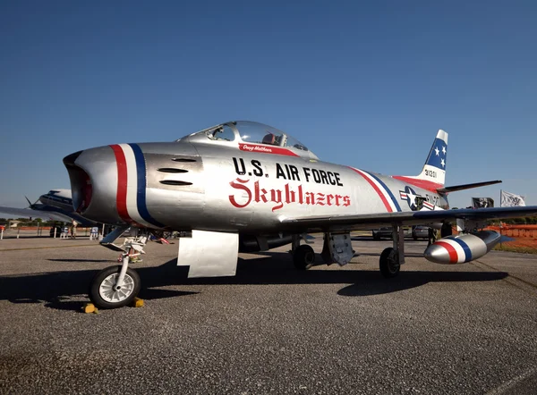 Guerra da Coreia era F-86 Sabre — Fotografia de Stock