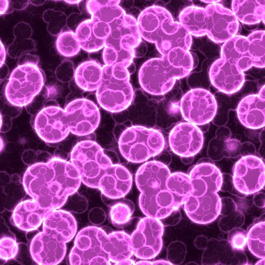 Bacterial cells background clipart