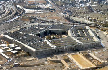 US Pentagon aerial view clipart