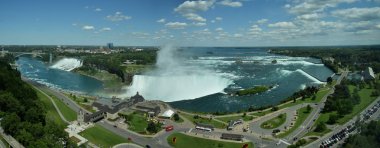 Niagara Falls aerial view clipart