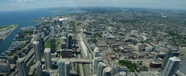 Toronto Kanada havadan görünümü