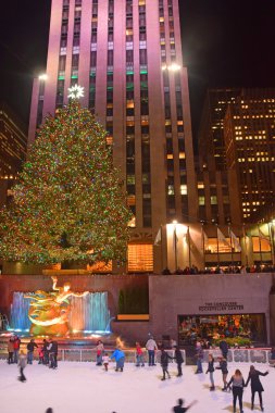 Rockefeller Center buz pateni New York