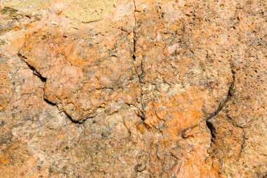 Antik granit duvar arkaplanı ve dokusu, kapatın.