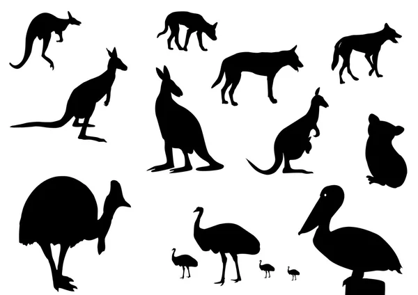Download 615 Australian Animals Silhouette Vector Images Free Royalty Free Australian Animals Silhouette Vectors Depositphotos