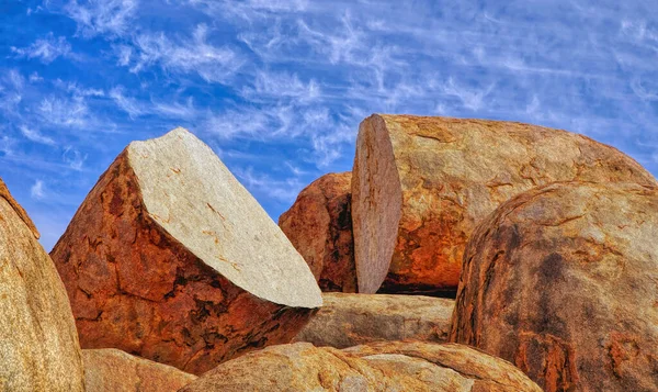 Mármoles Del Diablo Karlu Karlu Territorio Del Norte Australia Rocas —  Fotos de Stock