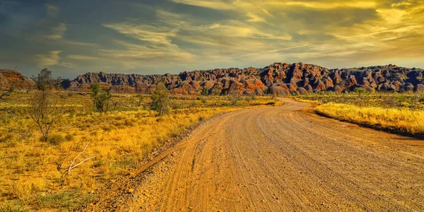 Purnululu Atardecer Patrimonio Humanidad Región East Kimberley Australia Occidental — Foto de Stock