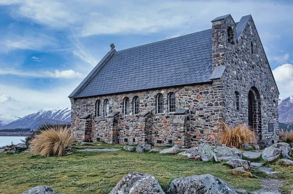 Die Alte Kirche Des Guten Hirten Neuseeland Wurde 1935 Erbaut — Stockfoto