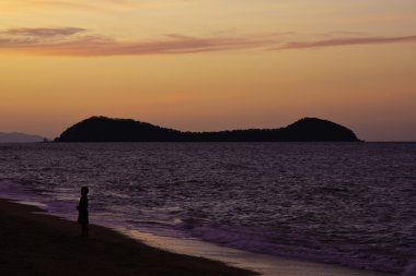 Çift Island günbatımı