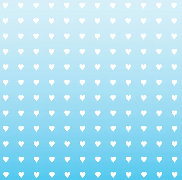 Srdce s vybledlé modré pozadí — Stockový vektor