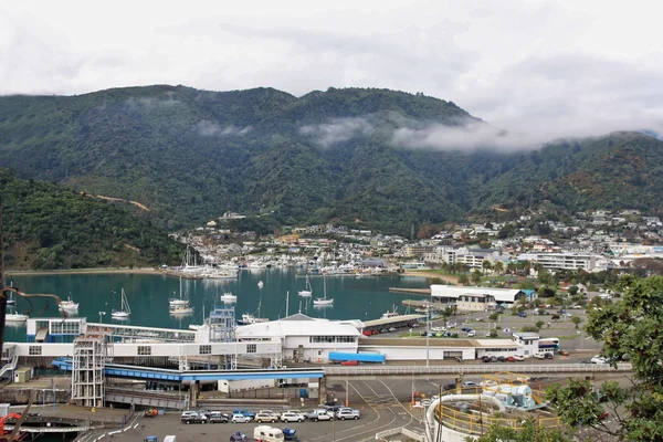 Picton Harbor Nova Zelândia — Fotografia de Stock