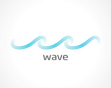 su dalgası soyut sembolü