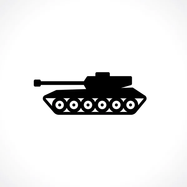 黑色的坦克图标 — 图库矢量图片