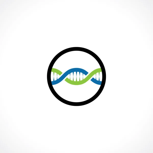 Dna icono abstracto — Archivo Imágenes Vectoriales