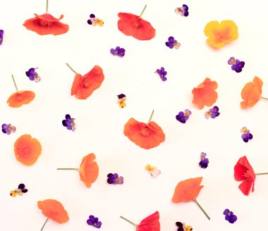 çiçekler antika arka plan