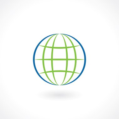 Küre simgesi soyut sembolü