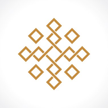 oryantal desen vektör simgesi