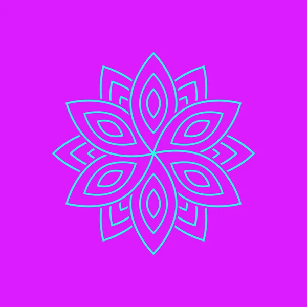 Blossom abstrakt symbol — Stock vektor