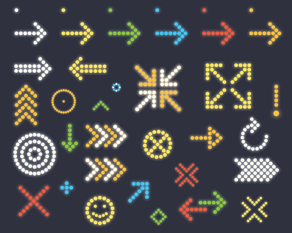 arrows vector set