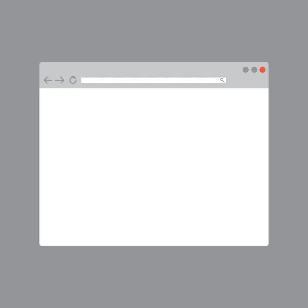ブラウザウィンドウ — ストックベクタ