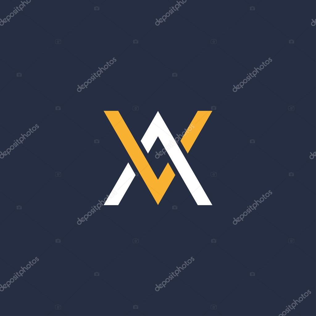 Abstract symbol v. template logo design. vector eps8